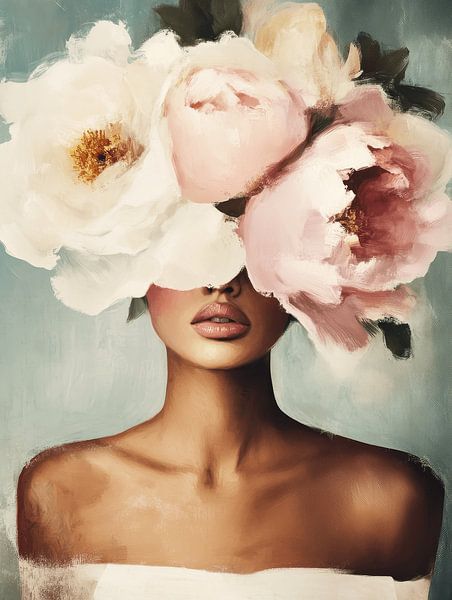 Blumenfrau von Carla Van Iersel