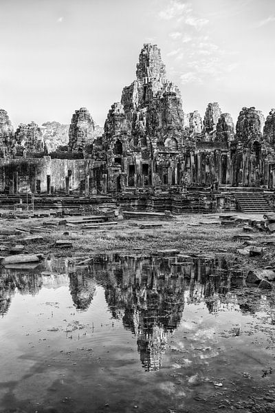 ANGKOR WAT, CAMBODGE, 5 DÉCEMBRE 2015 - Ruines du temple Bayon à Angkor Wat au Cambodge. One2ex par Wout Kok