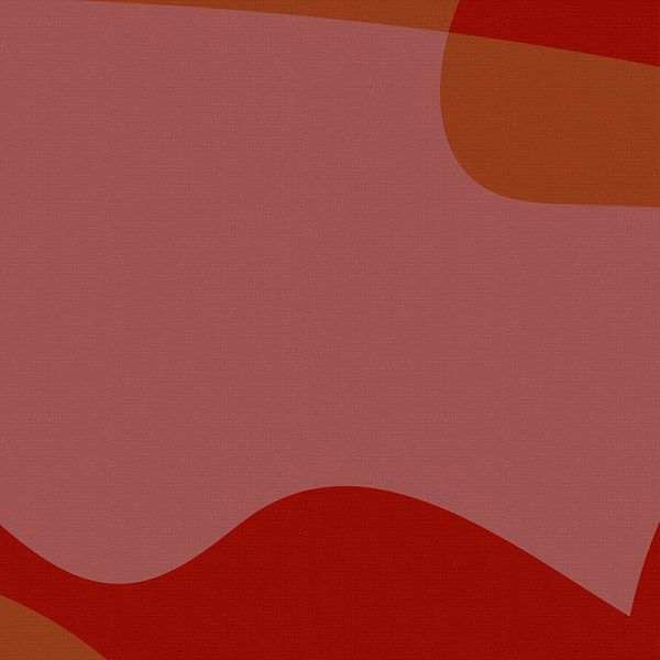 Paysage abstrait aux couleurs chaudes III par Dina Dankers