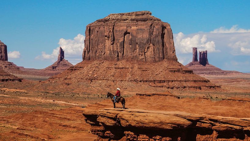 Monument Valley avec un Indien Navajo par Dimitri Verkuijl