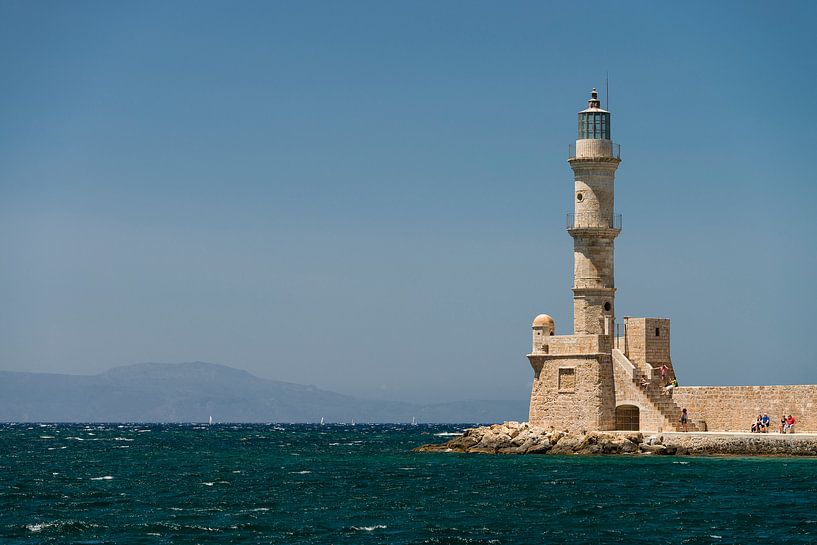 17e eeuwse vuurtoren van Chania by Wicek Listwan