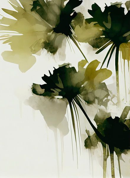 Green Flowers by Treechild