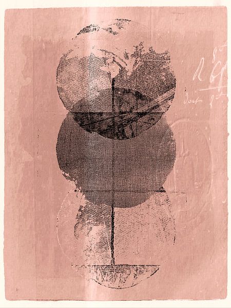 Skandinavischer Minimalismus Erdiges Pink von Mad Dog Art