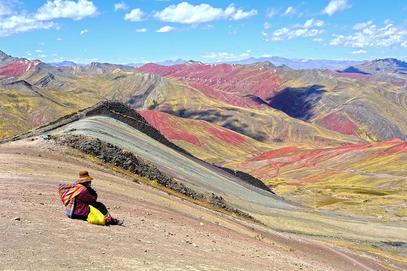 Die Regenbogen Berge in Peru von Gerhard Albicker