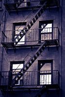New York USA - escaliers de secours