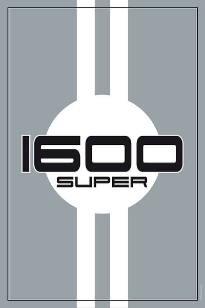 Porsche 1600 Super, racing car design by Theodor Decker