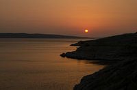 Zonsondergang in Kroatie