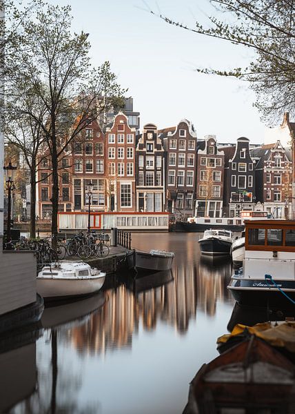 Houses on Amstel, Amsterdam by Lorena Cirstea