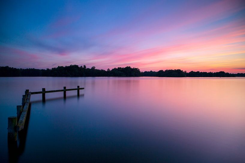 Zonsondergang bij het paterswoldsemeer von Hollandse Kijker