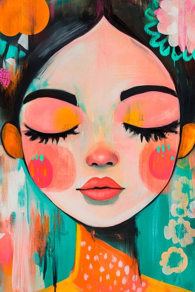 Lebendige Farben der Stille von Poster Art Shop