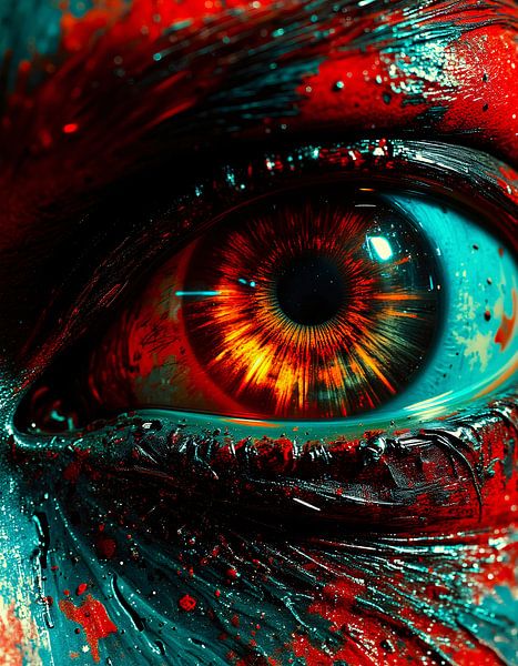 A fiery look in colours by A.D. Digital ART