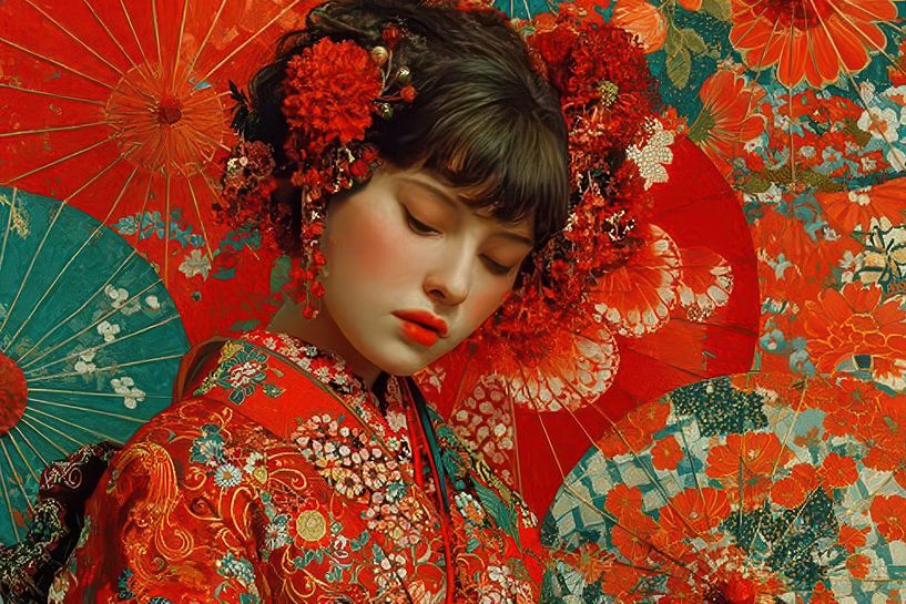 pittoresque Japon Geisha par Egon Zitter