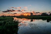 Sonnenuntergang an der Molenkade