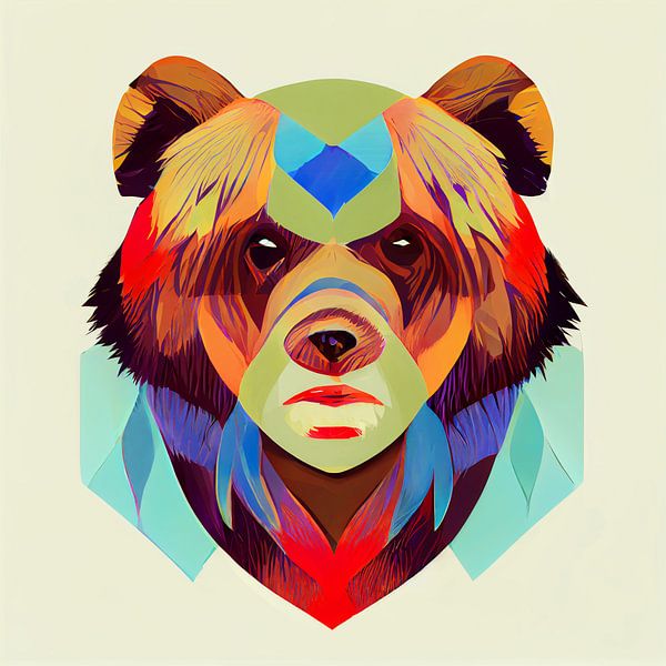 Der Bärenmann von Vlindertuin-Art