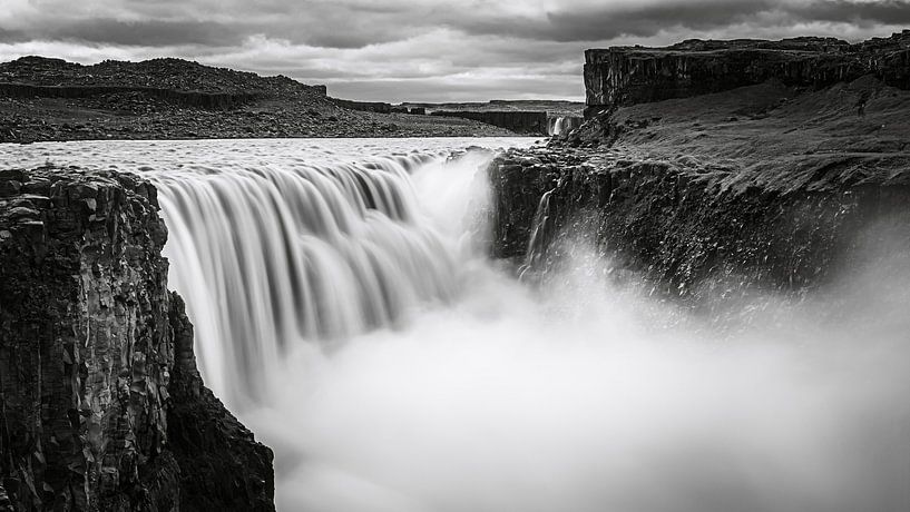 De Dettifoss in Zwart-Wit van Henk Meijer Photography