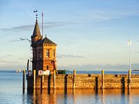 Lukenhäuschen im Sonnenuntergang