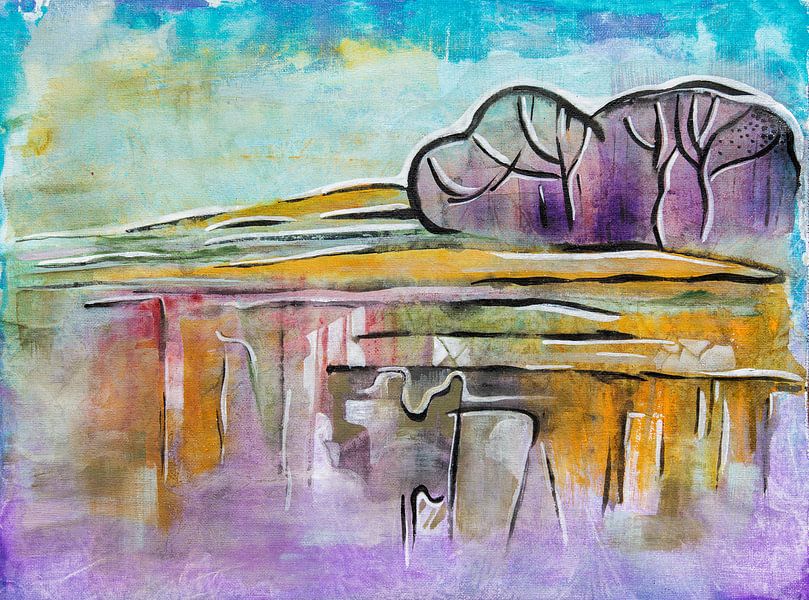 paysage du dimanche par Ariadna de Raadt-Goldberg