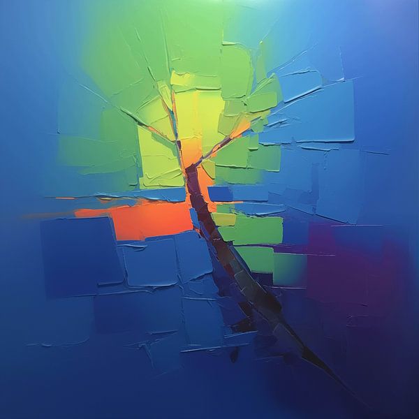 Abstrakte Natur von Color Square