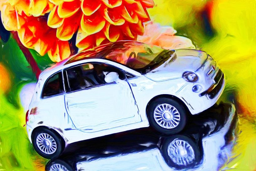 Surreal Fiat 500 von DeVerviersBelgium