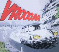 DS Citroen typographic  