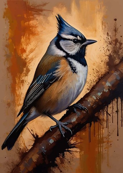 Haubenmeisenvogel von MIROKKU