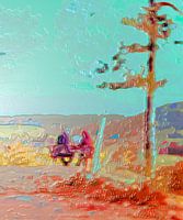 Klein Hermsdorferstein [Original 60 cm x 50 cm]