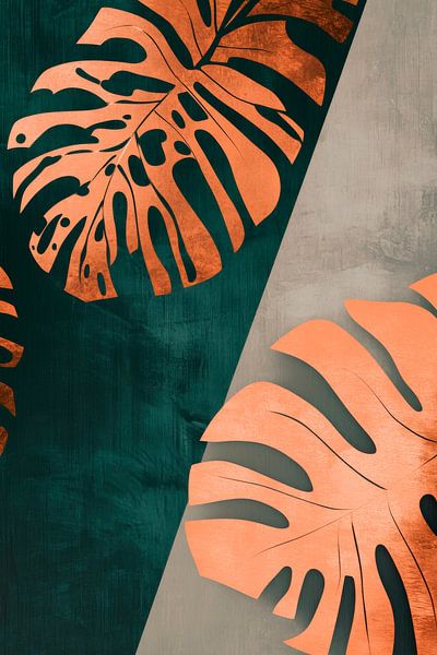 Designs de feuilles tropicales par Poster Art Shop