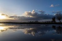 Reflections on the water