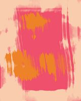 Peinture abstraite aux couleurs pastel. Rose et orange.