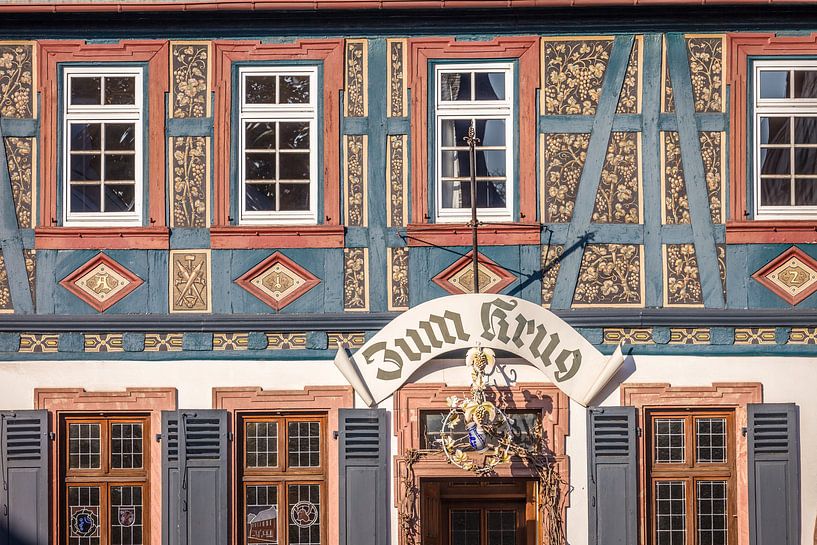 Historisches Gasthaus &quot;Zum Krug&quot; im Weindorf Hattenheim , Rheingau par Christian Müringer