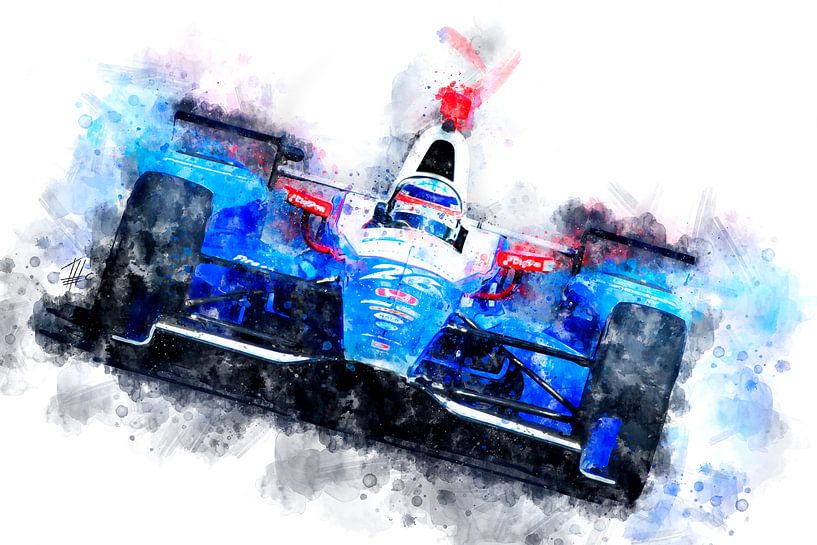 Takuma Sato Indianapolis Vainqueur 2017 par Theodor Decker