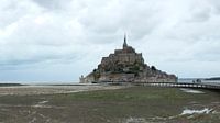 Dorpje Mont Saint-Michel in Normandië in Frankrijk.