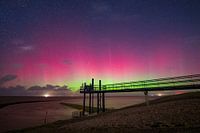Nordlicht über Friesland