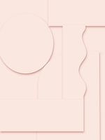 Minimalistischer Farbton Kunst rosa