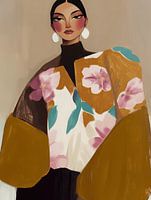 Portrait moderne, illustration