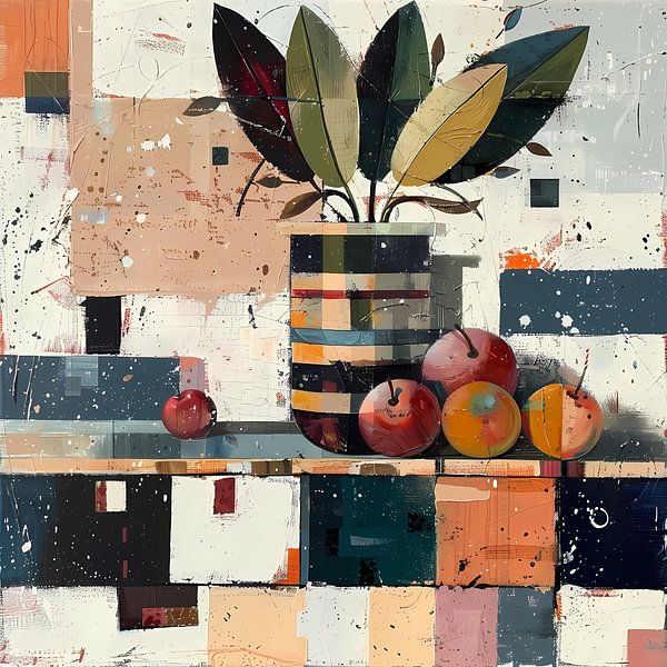 Art numérique de natures mortes et d'objets de cuisine par Ariadna de Raadt-Goldberg