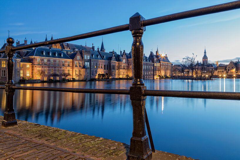Government buildings on the Hofvijver, The Hague  by Miranda van Hulst