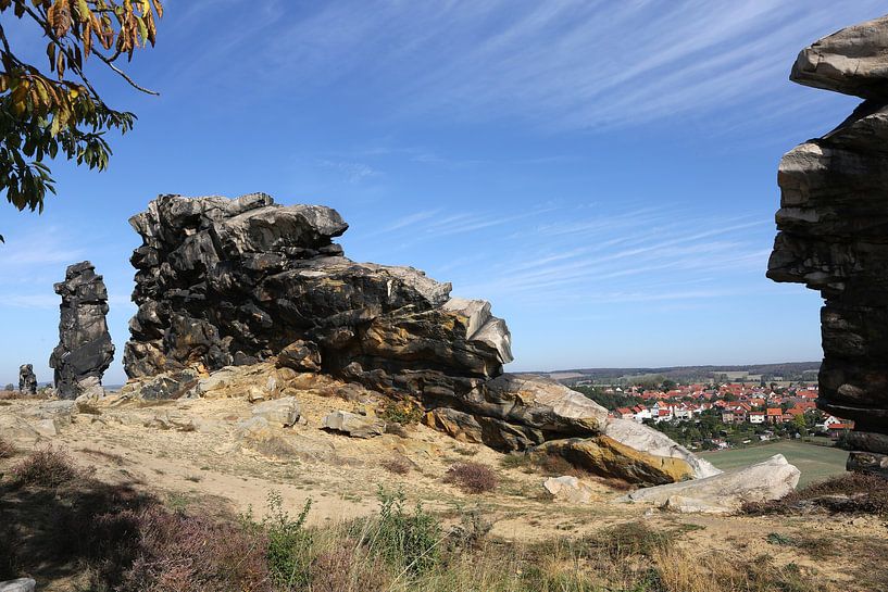 The Teufelsmauer between Neinstedt and Weddersleben in the Harz Mountains by Karina Gebert