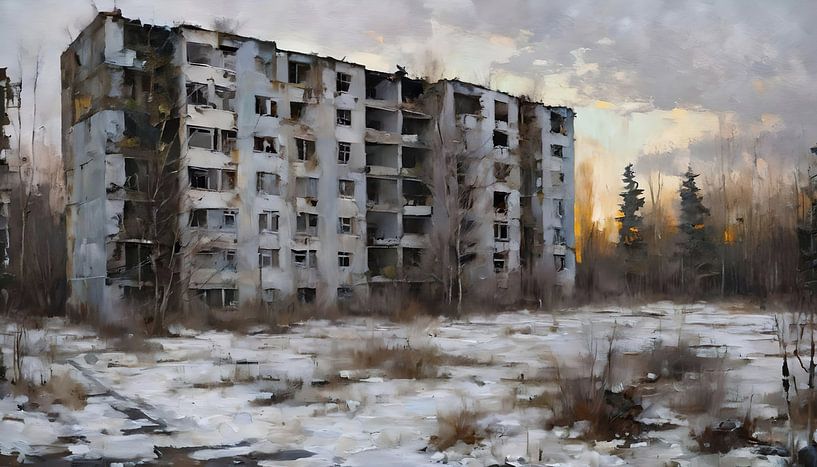 Souvenirs tranquilles : Pripyat sous le soleil d'hiver par Retrotimes