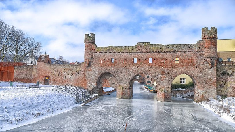 Winter in Zutphen van Willem  Bentink