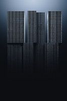 The Rotterdam abstract blue dark