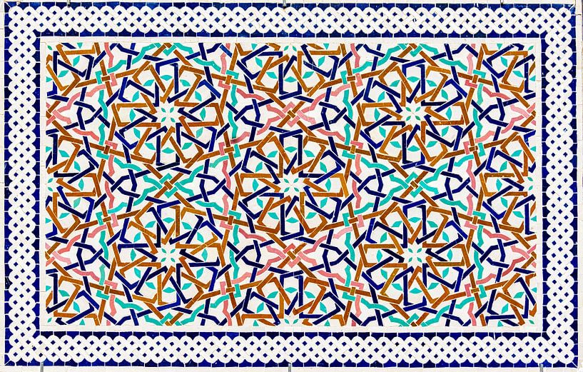 Marokkanische Mosaik-Wandplatte  von Rietje Bulthuis