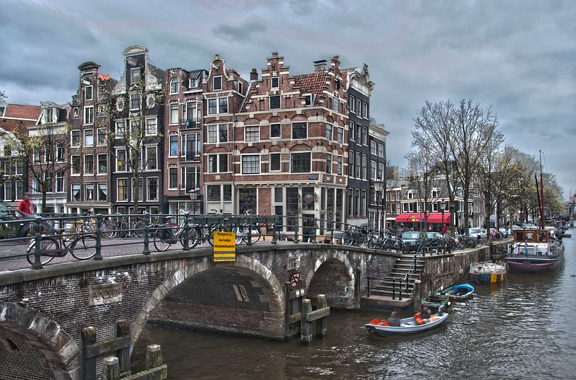 Amsterdam canals (Prinsengracht I) by Arthur Wijnen