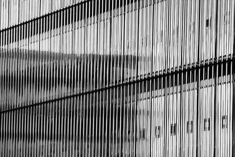 Massieve glazen wand par Jan Brons