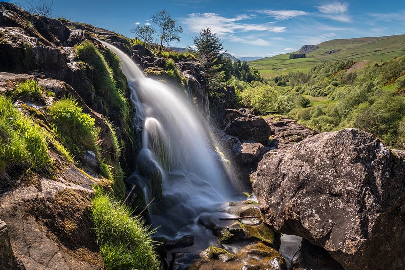 Loop of Fintry waterfall on the River Endrick, Fintry by Christian Müringer