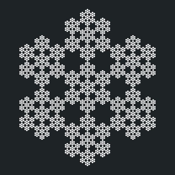 Koch Schneeflocke von Frido Verweij