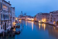 Grand canal in Venice, Italy viewed from the Academia Bridge