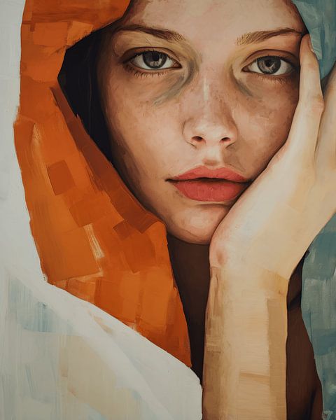 Zeitgenössisches Kunstporträt von Carla Van Iersel