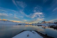 Sonnenuntergang Fjord Lofoten