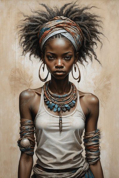 junges Afrikanisches Mädchen von Matthias Beckmann